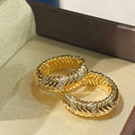 Luxe Serpent Curve Hoops - floysun