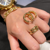 Luxe Serpent Curve Hoops - floysun