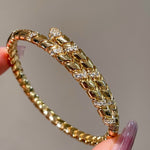 Luxe Serpent Memory Bangle - floysun