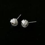 Luxe Woven Ball Stud Earrings - floysun