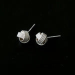 Luxe Woven Ball Stud Earrings - floysun