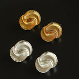 Luxurious Metal Twist Earrings - floysun