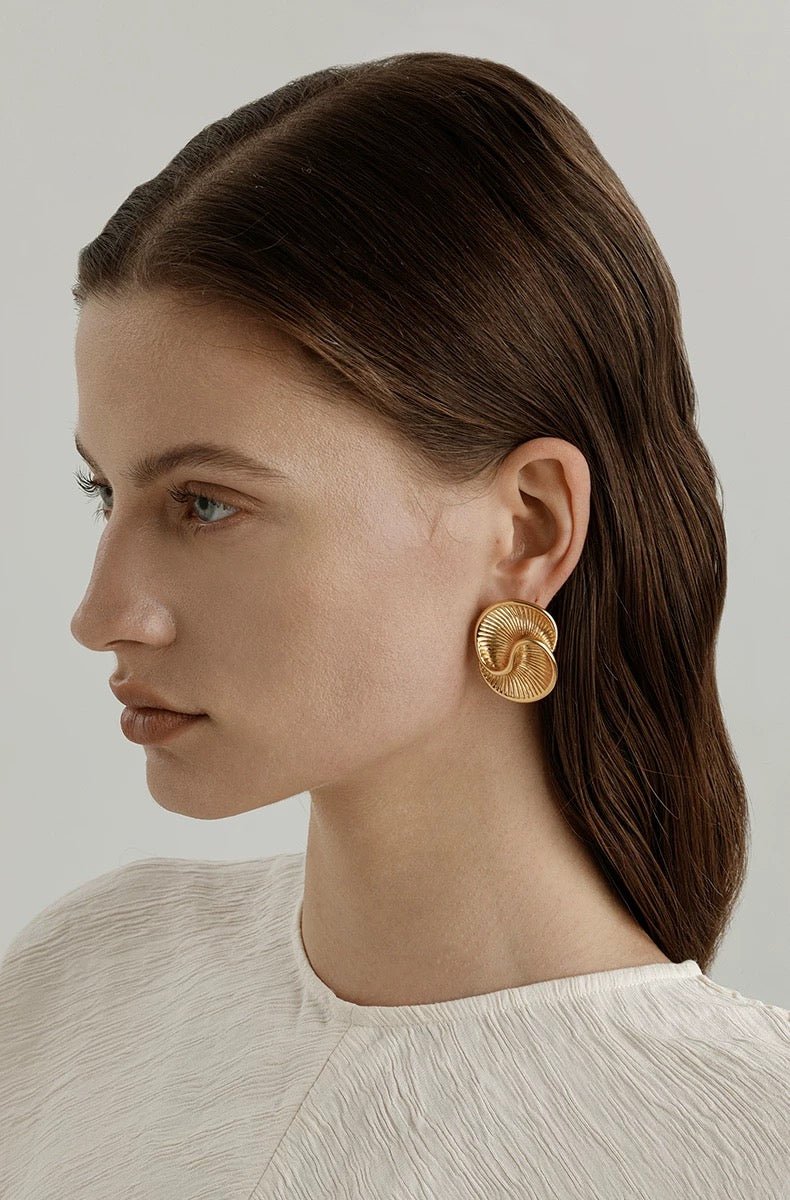 Luxurious Metal Twist Earrings - floysun