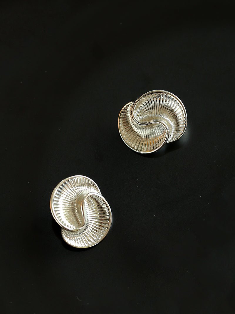 Luxurious Metal Twist Earrings - floysun