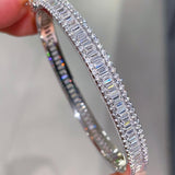 Luxury Craftsmanship Full Pavé T - Bar Bracelet - floysun