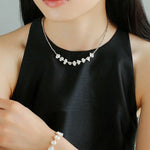 Luxury Shining Passepartout Crushed Baroque Pearl Necklace - floysun