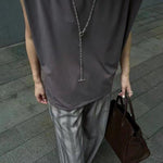 Metal Y - Shape Chain Sweater Chain Necklace - floysun
