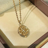 Midnight Emerald Pendant Necklace - floysun