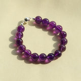 Midnight Harmony Amethyst & Black Onyx Magnetic Convertible Beaded Necklace - floysun
