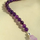 Midnight Harmony Amethyst & Black Onyx Magnetic Convertible Beaded Necklace - floysun