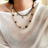 Mini Faceted Tiger’s Eye Pendant Necklace - floysun