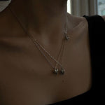 Minimalist 3D Heart Pendant Necklace - Sterling Silver - floysun