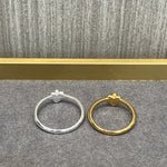 Minimalist 3D Heart Ring - 18K Gold Vermeil - floysun