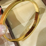 Minimalist Emerald T - Bar Bangle – Luxury Clawless Setting - floysun