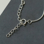 Minimalist Frosted Single Silver Ball Pendant Necklace - floysun