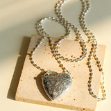 Minimalist Heart Crossbody Pendant Necklace - floysun