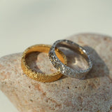 Minimalist Ice Fragment Plain Ring - floysun