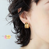 Minimalist Leaf C - shaped Stud Earrings - floysun