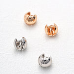 Minimalist Sterling Silver Geometric Huggie Earrings - floysun