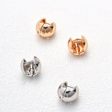 Minimalist Sterling Silver Geometric Huggie Earrings - floysun