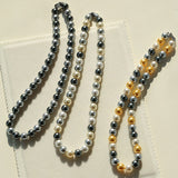 Mixed Color Round Artificial Pearl Necklaces - 10mmPearls - floysun