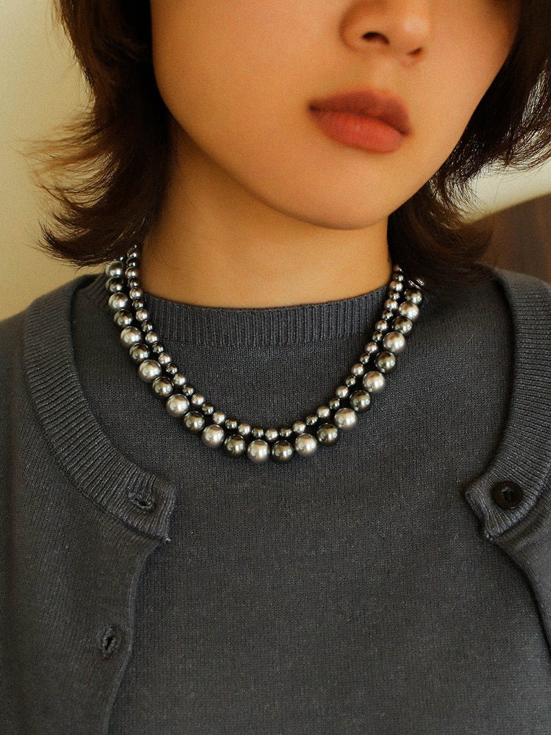 Mixed Color Round Artificial Pearl Necklaces - 10mmPearls - floysun
