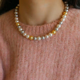 Mixed Color Round Artificial Pearl Necklaces - 10mmPearls - floysun