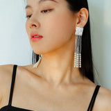 Molten Elegance Tassel Earrings - floysun