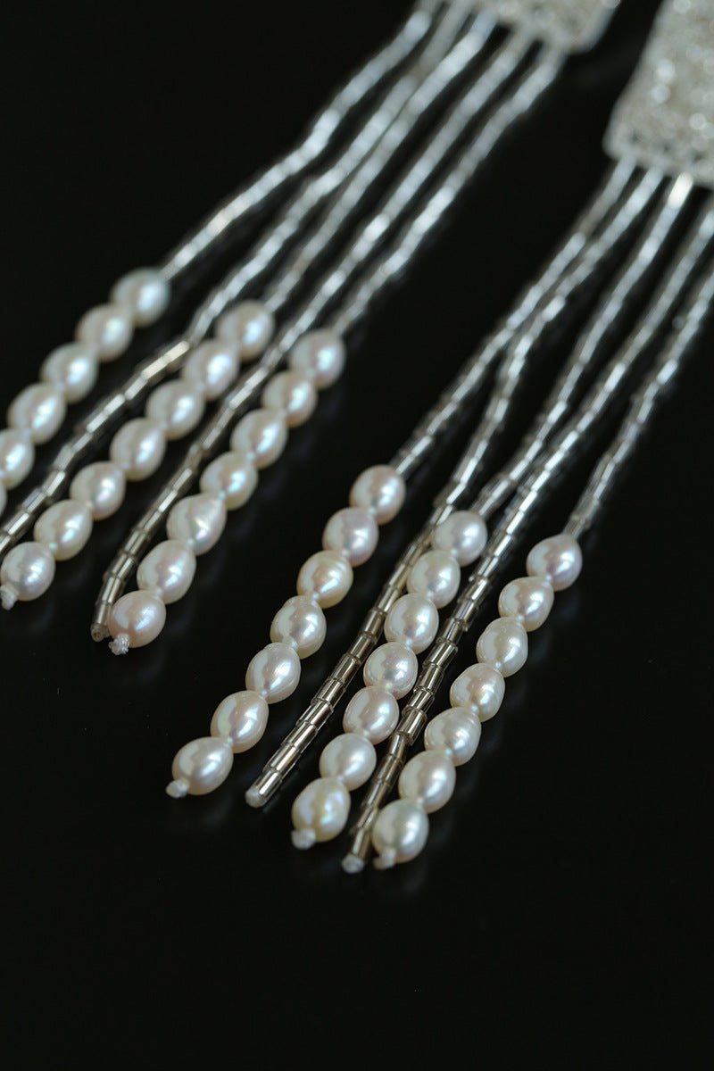Molten Elegance Tassel Earrings - floysun