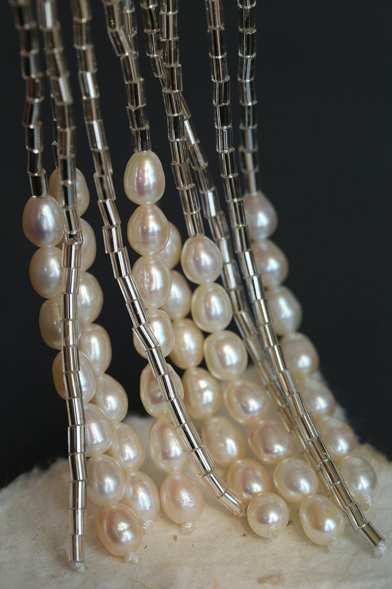 Molten Elegance Tassel Earrings - floysun