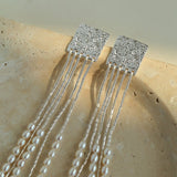 Molten Elegance Tassel Earrings - floysun