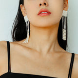 Molten Elegance Tassel Earrings - floysun