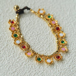 Monet’s Garden Bracelet with Enamel Flower Pendants - floysun