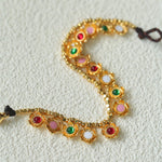 Monet’s Garden Bracelet with Enamel Flower Pendants - floysun