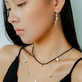 Moon Phase Gradient Drop Earrings - floysun