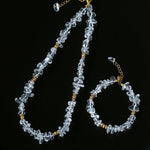 Moonlight Wave Clear Quartz Bracelet - floysun