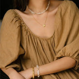 Moonlight Wave Clear Quartz Bracelet - floysun