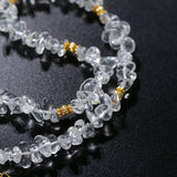 Moonlight Wave Clear Quartz Necklace - floysun
