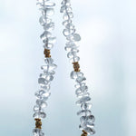 Moonlight Wave Clear Quartz Necklace - floysun