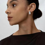 Mother of Pearl Sterling Silver Earrings - floysun