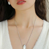 Mother of Pearl Sterling Silver Earrings - floysun