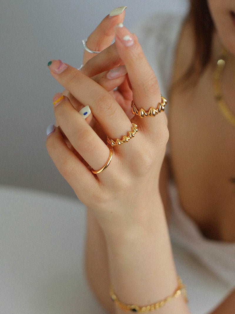 Multi Heart Stacking Ring - floysun