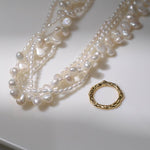 Multi - layered Baroque Pearl Necklace - floysun