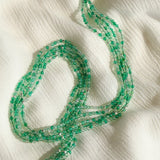 Multi - Layered Mixed Green Agate Beaded Necklace - floysun
