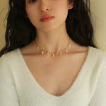 Multi - style Chain and Pearl Stacking Necklace - floysun