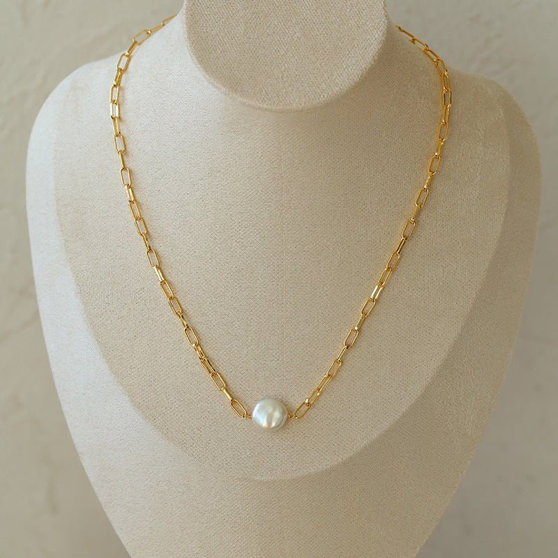 Multi - style Chain and Pearl Stacking Necklace - floysun