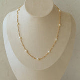 Multi - style Chain and Pearl Stacking Necklace - floysun