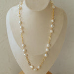 Multi - style Chain and Pearl Stacking Necklace - floysun