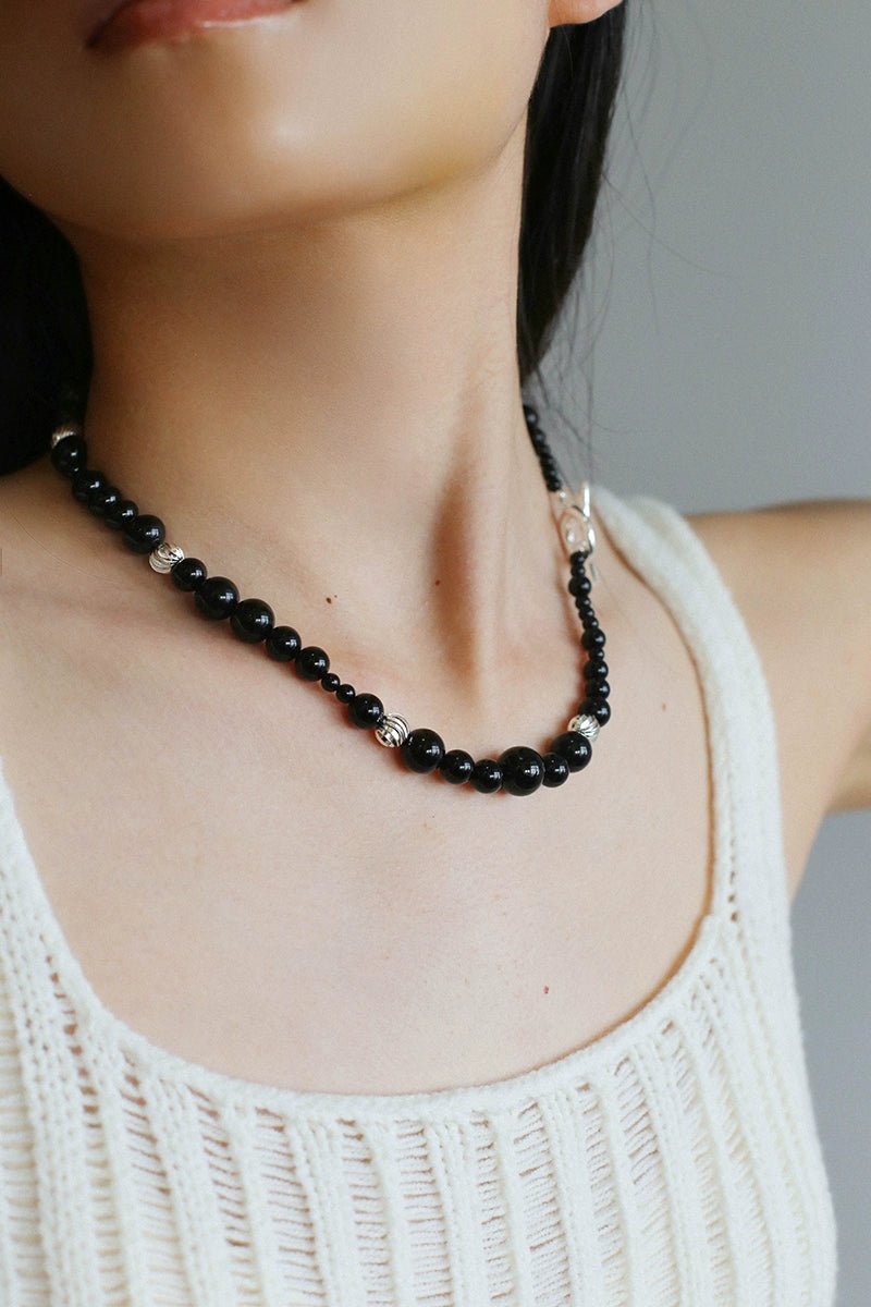 Mystical Black Onyx Necklace - floysun