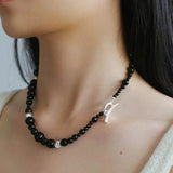 Mystical Black Onyx Necklace - floysun